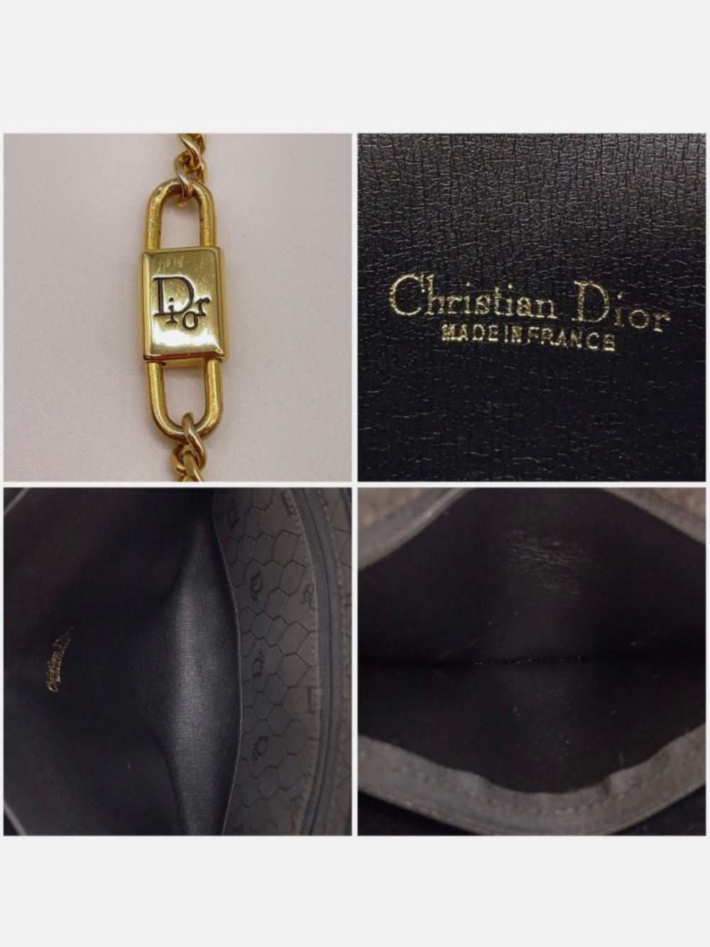 Authentic Christian Dior Vintage Trotter Monogram Chain Crossbody or Shoulder - Picture 7 of 12